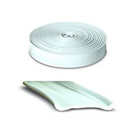 Overtime 1 in. x 50 ft. HD Insert Trim, White OV1860791